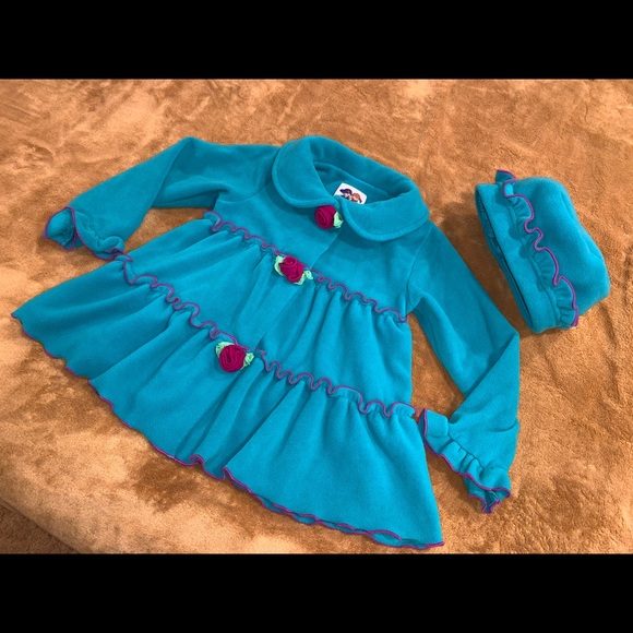 Lovely warm coat for your little girl - Picture 5 of 11